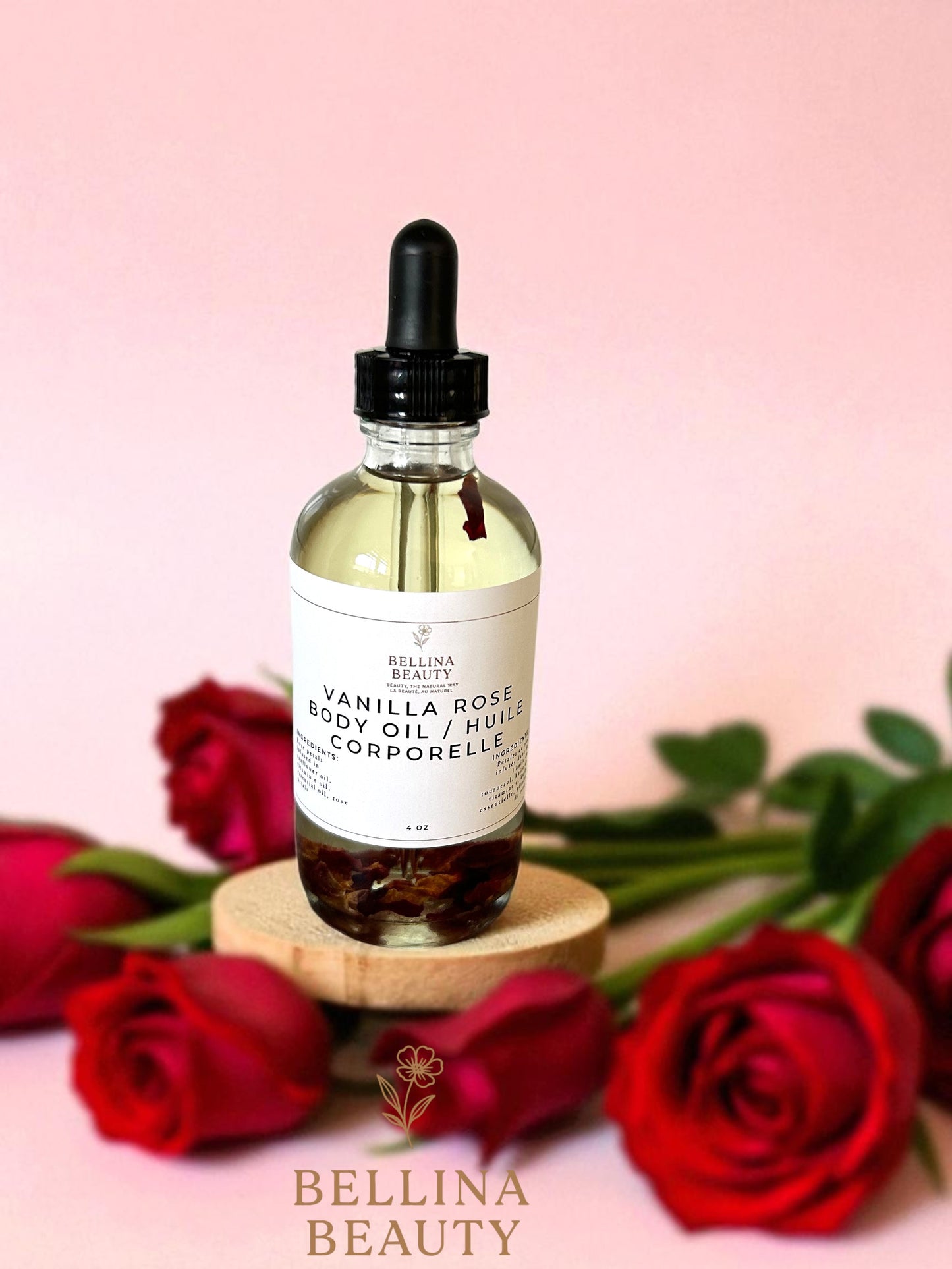Vanilla Rose Body Oil – 4 oz